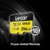 Lexar® 256GB Professional GOLD microSDXC™ UHS-II Card